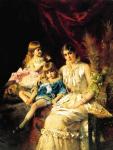 К.Е. Маковский. Семейный портрет. 1882. Государственный Русский музей